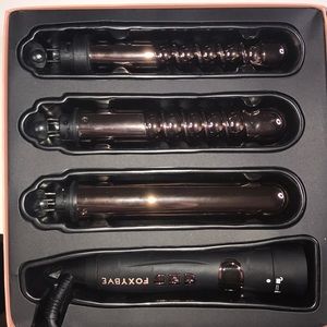 7 in 1 Foxy Bae Rose Gold curling wands